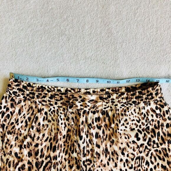 Banana Republic Leopard Print Pull On Casual Ankle Pants - Picture 6 of 14